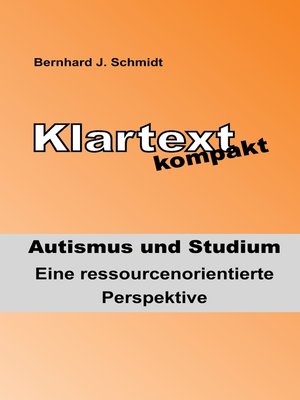 cover image of Klartext kompakt. Autismus und Studium